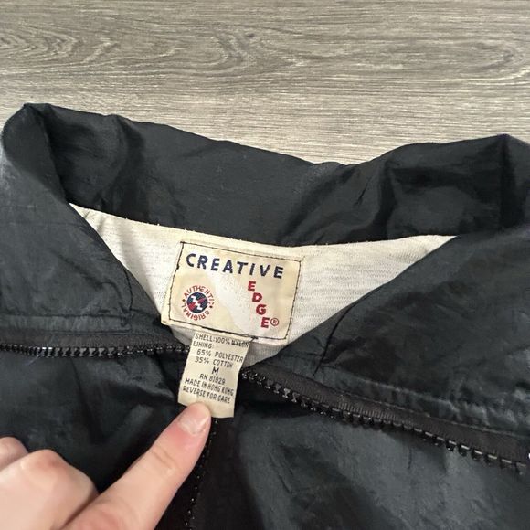 Vintage USA America Jacket Adult Medium Striped Classic 90s - Picture 4 of 5